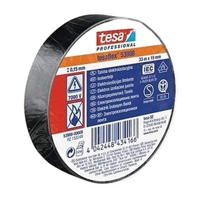 TESA ИЗОЛИРБАНД 33м/19мм /10бр./ ЧЕРЕН