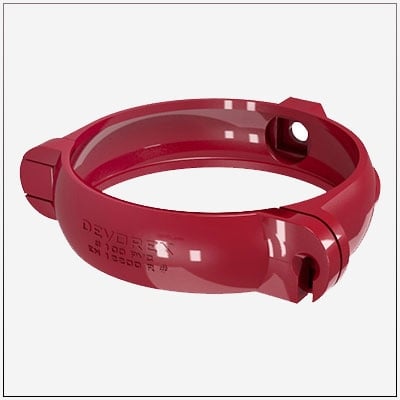 DEVOREX ELEGANCE СКОБА ЗА ТРЪБА Ф100 БОРДО