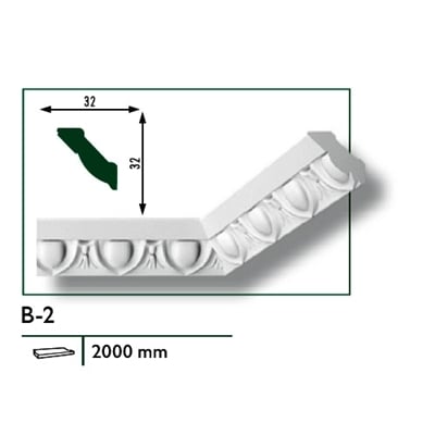 ДЕКОРАТИВЕН ПЕРВАЗ ЕКСКЛУЗИВ 32/32 B-2