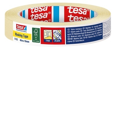 TESA ХАРТИЕНО ТИКСО PROFESSIONAL ЗА БОЯД. 40м/19мм