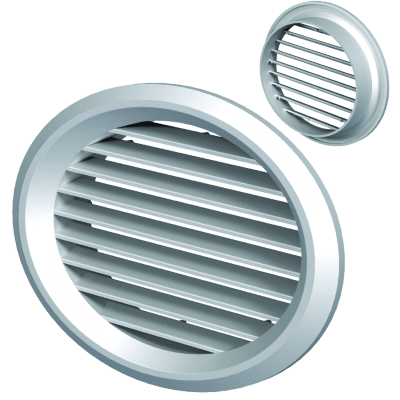 VENTS РЕШЕТКА ПЛАСТМ. MV50/4BV ABS БЯЛА