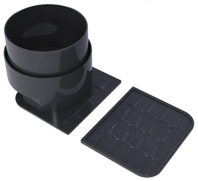 DEVOREX 130/90 ТАПА С ДРЕНАЖ Ф 100/110 XDR