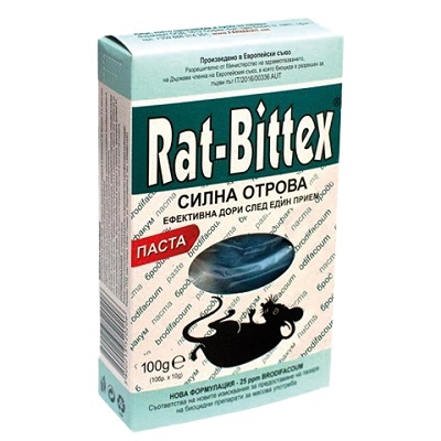РАТ-БИТЕКС ПАСТА САШЕТА ГРИЗ. 100гр