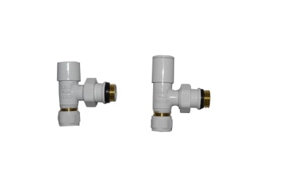 THS РАДИАТОРЕН СЕТ LUX DUO WHITE ЪГЛОВ 1/2Х16