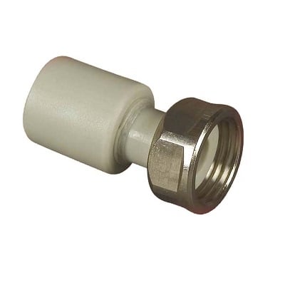ПОЛИПРОПИЛЕН ПРЕХОД С ХОЛ.ГАЙКА 20х3/4 MPLAST