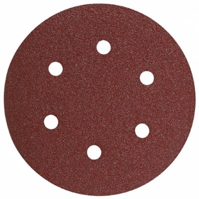 ШКУРКА VELCRO Ф150ММ K80 6-ОТВОРА10БР RD