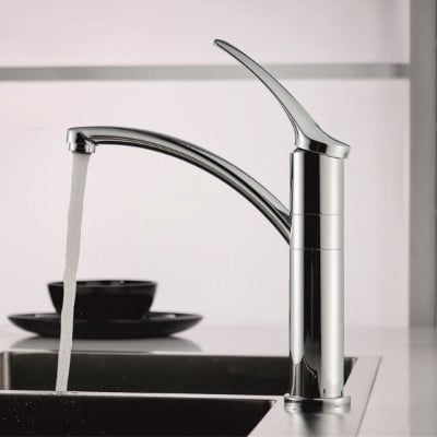 ИНТЕР КЕРАМИК СМЕСИТЕЛ KITCHEN LINE СТОЯЩ ХРОМ