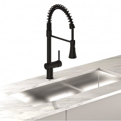 ИНТЕР КЕРАМИК СМЕСИТЕЛ KITCHEN LINE СТОЯЩ ЧЕРЕН