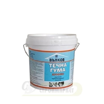 АКРОФЛЕКС 4 КГ ТЕЧНА ГУМА БЯЛА