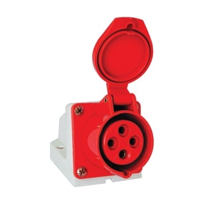ЕЛМАРК НЕПОДВИЖЕН КОНТАКТ HT-124 32A IP44 3P+E 400V