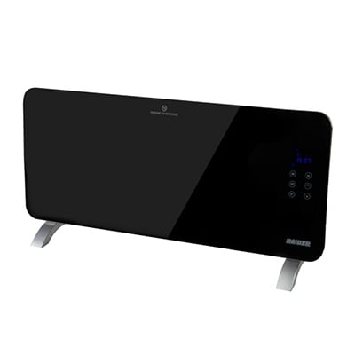 КОНВЕКТОР СЪС СТОЙКА 2kW 2kW черно стъкло LED RD-PH03
