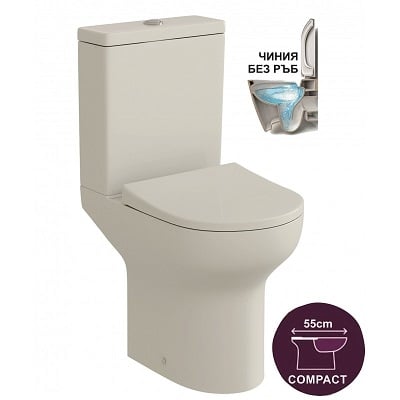 ИНТЕР КЕРАМИК МОНОБЛОК ЗАДНО ДЕМИ 6582P COMPACT