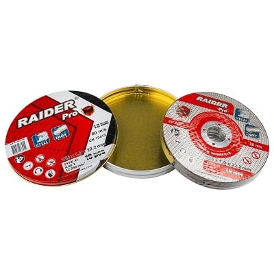 RAIDER 125/1.0х22.2mm A60T Inox мет кутия 10бр. RDP