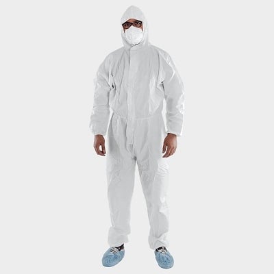 COVERSAFE COVERALL ЗАЩИТЕН ГАЩЕРИЗОН С КАЧУЛКА XL