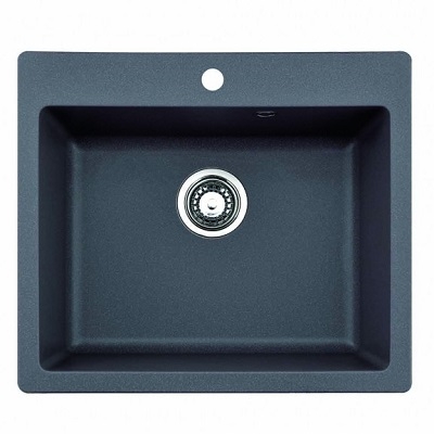 ИНТЕР КЕРАМИК МИВКА ГРАНИТНА СИВА 8304 CENTRAL HOLE