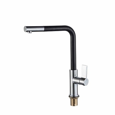 ИНТЕР КЕРАМИК СМЕСИТЕЛ KITCHEN LINE СТОЯЩ ЧЕРЕН
