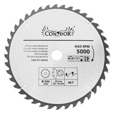 CONDOR ЦИРКУЛЯРЕН ДИСК 300 ММ Т40