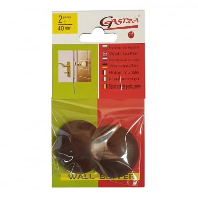 БУФЕР ЗА ВРАТА КАФЯВ 2БР/40ММ GASTRA