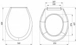 НИКИПЛАСТ WC КАПАК БЯЛ ЛИЛИЯ