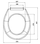 НИКИПЛАСТ WC КАПАК ЛИЛИЯ ПЛАВНО ПАДАНЕ БЯЛ