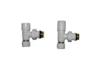 THS РАДИАТОРЕН СЕТ LUX DUO WHITE ЪГЛОВ 1/2Х16