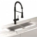 ИНТЕР КЕРАМИК СМЕСИТЕЛ KITCHEN LINE СТОЯЩ ЧЕРЕН