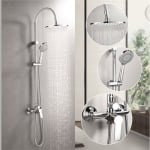 ИНТЕР КЕРАМИК ТРЪБНО ОКАЧВАНЕ+СМЕСИТЕЛ АЛИСАДО 6544GREY