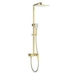 ИНТЕР КЕРАМИК ТРЪБНО ОКАЧВАНЕ+СМЕСИТЕЛ 6891BRUSH GOLD ЗЛАТО