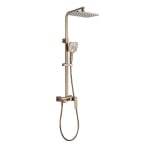 ИНТЕР КЕРАМИК ТРЪБНО ОКАЧВАНЕ+СМЕСИТЕЛ РОЗ.ЗЛАТО 6891BRUSH ROSE GOLD
