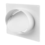 VENTS КОНЕКТОР ЗА КРЪГЪЛ ВЪЗДУХОВОД ЗА СТЕНА С КЛАПА Ф150 3531