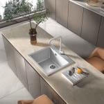ИНТЕР КЕРАМИК МИВКА ГРАНИТНА БЯЛА 8304 CENTRAL HOLE