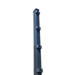 ОГРАДЕН КОЛ С ПЛАНКА 2D 60/40/2 ММ h105 СМ RAL 7016 АНТРАЦИТ